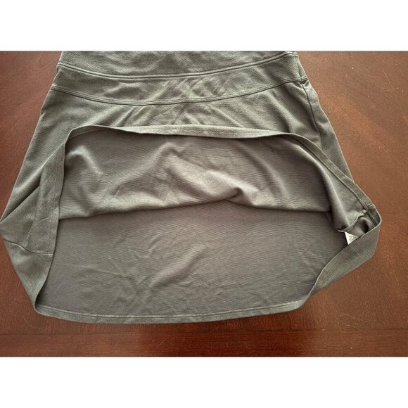 Athleta Skyose Ponte Twill Casual Golf Tennis Sporty Mini Skirt Grey Size 6 Tall - Picture 8 of 11